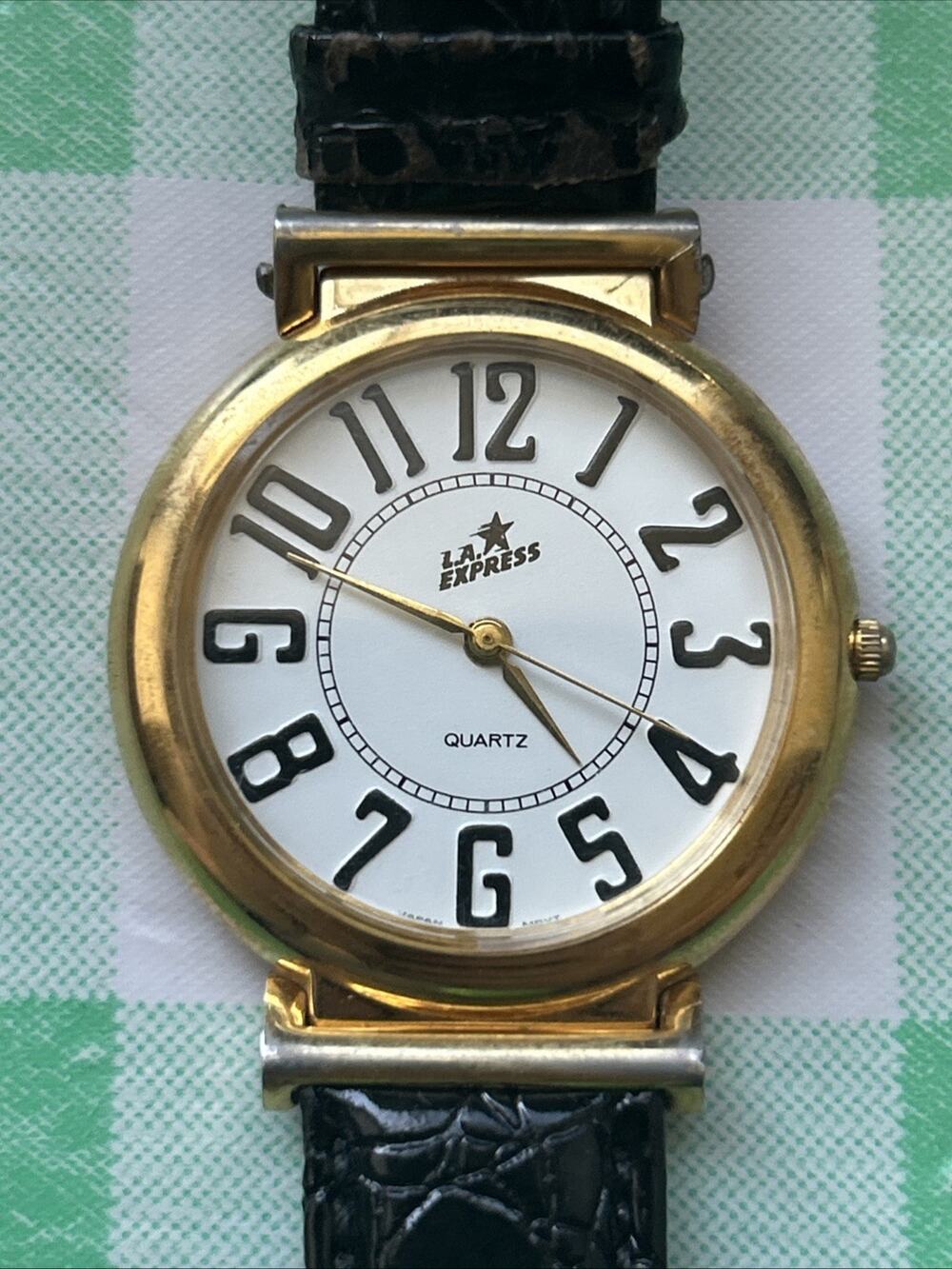 LA Express Gold Tone Women’s Quartz Watch